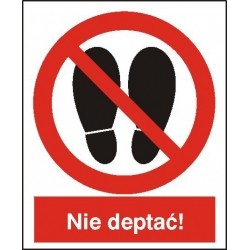 EG-tablice „Zakaz deptania”