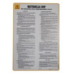 Instrukcje bezpieczeństwa oraz BHP