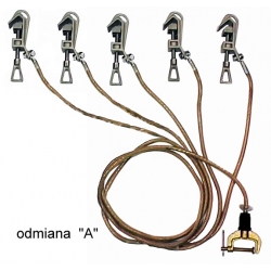 Uziemiacz do linii energetycznych i szyn prądowych