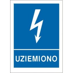 EG-tablice magnetyczna „UZIEMIONO”