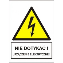 EG-tablice magnetyczna „NIE DOTYKAĆ! URZĄDZENIE ELEKTRYCZNE”