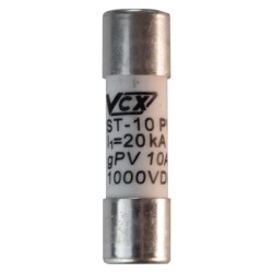 Wkładka topikowa cylindryczna 10×38 1000V DC SILVER