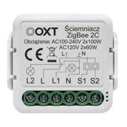 Moduł OXT mini ściemniacz 2 obwody ZigBee TUYA