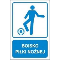 EG-tablice „Boisko piłki noznej”