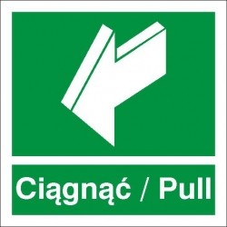 EG-tablice „Ciągnąć/Pull”