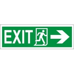 EG-tablice „Exit, w prawo”