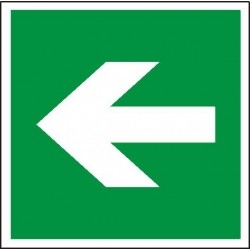 EG-tablice „Kierunek drogi ewakuacyjnej (znak do stosowania tylko z innymi znakami)”