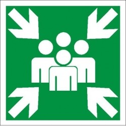 EG-tablice „Miejsce zbiórki do ewakuacji”