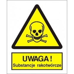 EG-tablice „Ostrzeżenie przed substancjami rakotwórczymi”