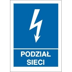 EG-tablice „Podział sieci” pionowa