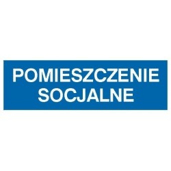 EG-tablice „Pomieszczenie socjalne”