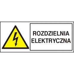 EG-tablice „Rozdzielnia elektryczna”