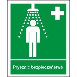 EG-tablice „Prysznic bezpieczeństwa”
