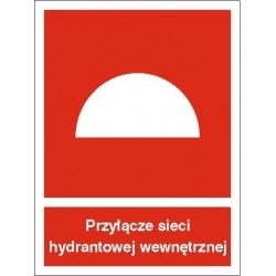 EG-tablice „Przyłącze sieci hydrantowej wewnętrznej”