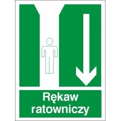 EG-tablice „Rękaw ratowniczy”