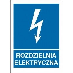 EG-tablice magnetyczna „ROZDZIELNIA ELEKTRYCZNA”