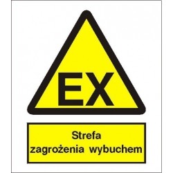 EG-tablice „Strefa zagrożenia wybuchem”