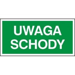 EG-tablice „Uwaga schody”