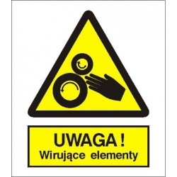 EG-tablice „Uwaga! Wirujące elementy”
