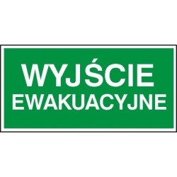 EG-tablice „Wyjście ewakuacyjne”