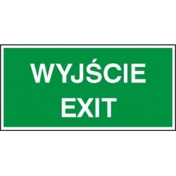 EG-tablice „Wyjście exit”