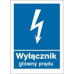 EG-tablice „Wyłącznik główny prądu”