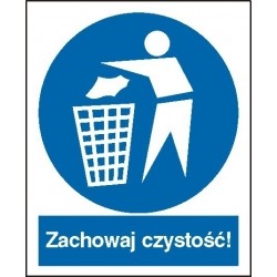 EG-tablice „Zachowaj czystość”