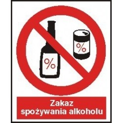 EG-tablice „Zakaz spożywania alkoholu”