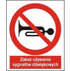 EG-tablice „Zakaz używania sygnału dźwiękowego”