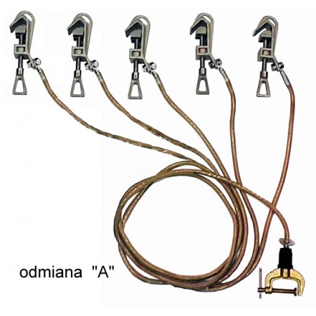 Uziemiacz do linii energetycznych i szyn prądowych