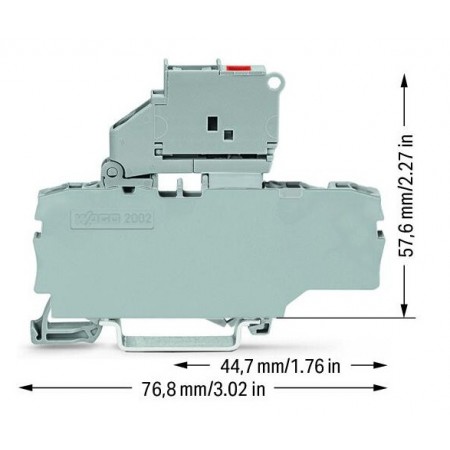 3-przewodowa złączka bezpiecznikowa 2,5 mm²