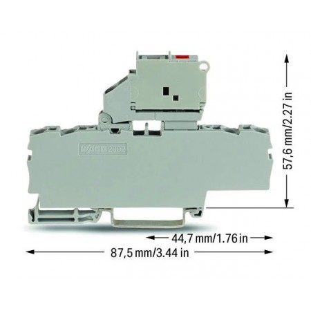 4-przewodowa złączka bezpiecznikowa 2,5 mm²