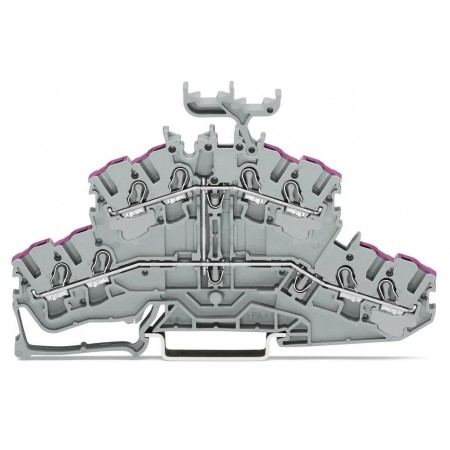 Dwupiętrowa złączka 4-przewodowa 2,5 mm² L