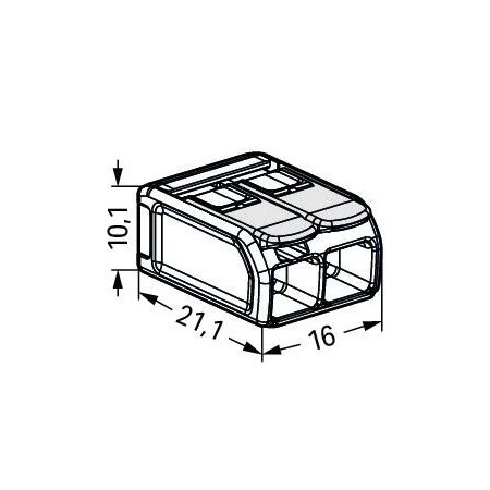 Złączka instalacyjna do zastosowań Ex e 2-przewodowa maks. 6 mm²