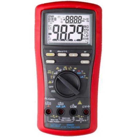 Multimetr BM829 TRMS(AC+DC), T1, T2, dual LCD, USB Brymen