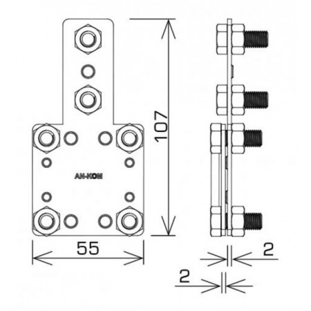 Złącze kontrolne AN-07B/OG