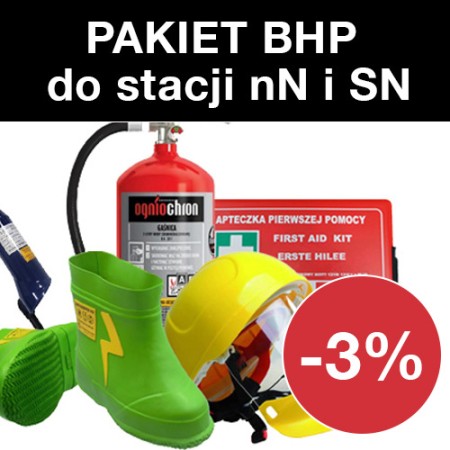 Pakiet sprzętu BHP standard (50 produkty)