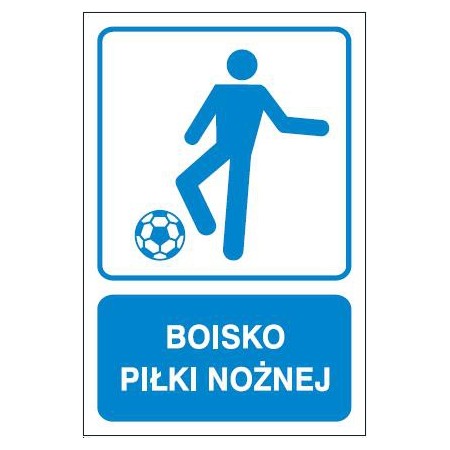 EG-tablice „Boisko piłki noznej”