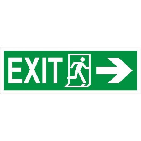 EG-tablice „Exit, w prawo”