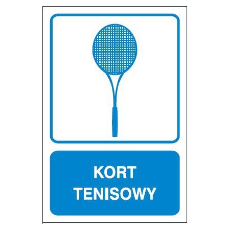 EG-tablice „Kort tenisowy”