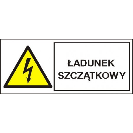 EG-tablice „Ładunek szczątkowy” pozioma