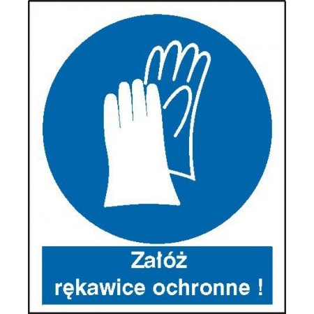 EG-tablice „Nakaz stosowania ochrony rąk”