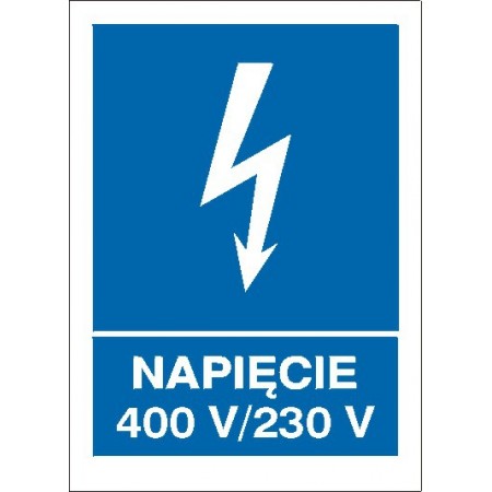 EG-tablice „Napięcie 400 V/230 V”