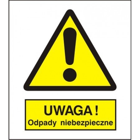 EG-tablice „Ostrzeżenie przed niebezpiecznymi odpadami”