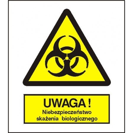 EG-tablice „Ostrzeżenie przed skażeniem biologicznym”