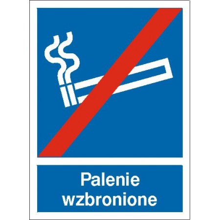 EG-tablice „Palenie wzbronione” pionowa
