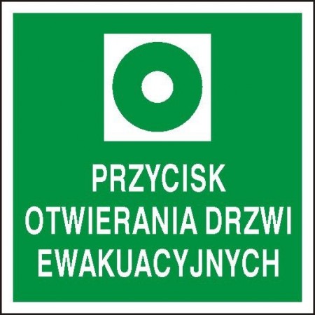 EG-tablice „Przycisk otwierania drzwi ewakuacyjnych”