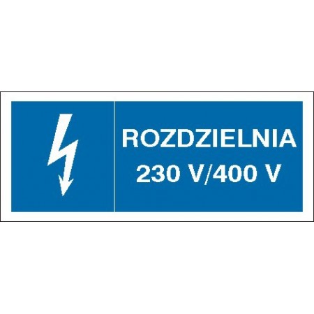 EG-tablice „Rozdzielnia 230 V/ 400 V”