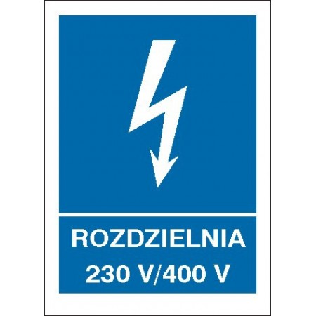EG-tablice „Rozdzielnia 230 V/400 V”