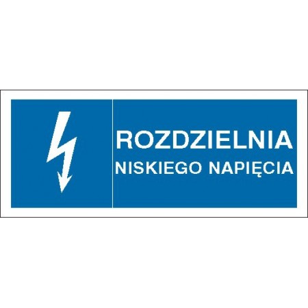 EG-tablice „Rozdzielnia niskiego napięcia” pozioma